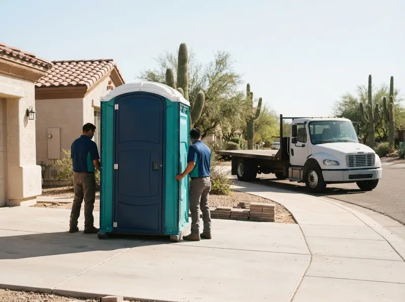 High-Rise and Crane Lift Portable Toilets in Glendale, AZ