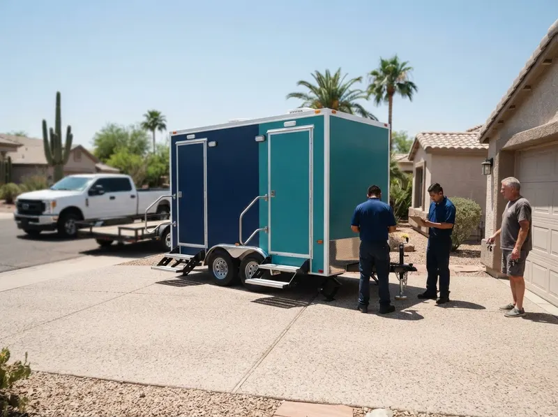 Multi-Stall VIP Restroom Trailers in Glendale, AZ